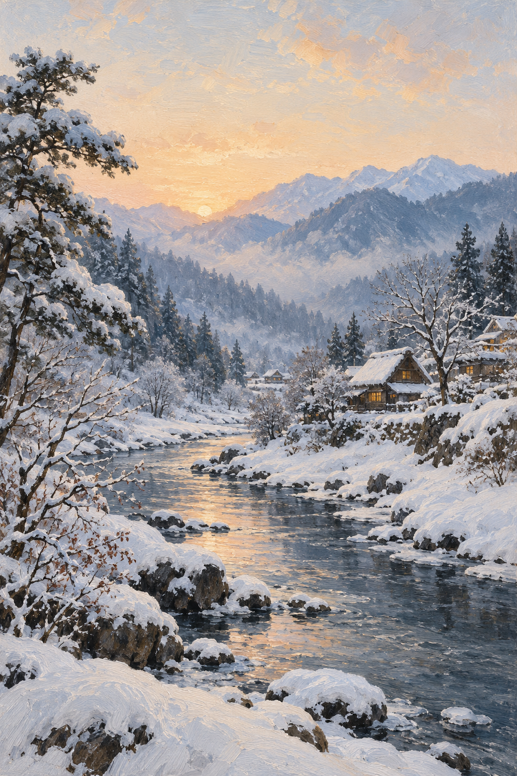 Snowlight Village — full artwork